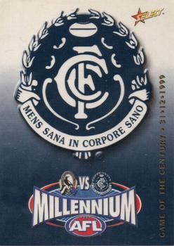 2000 AFL Millenium Game #1 Club Logo Front
